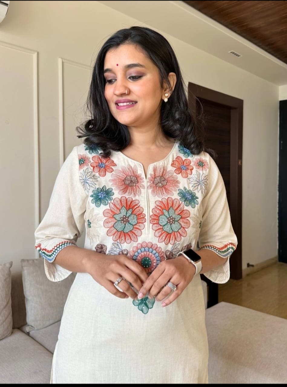 Cotton Kurta And Pant Set