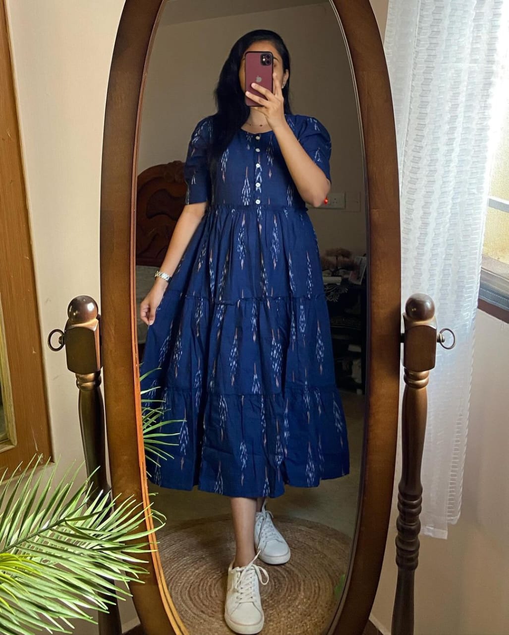 Midnight Blue Flare Dress