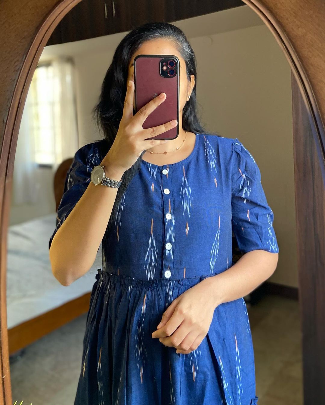 Midnight Blue Flare Dress